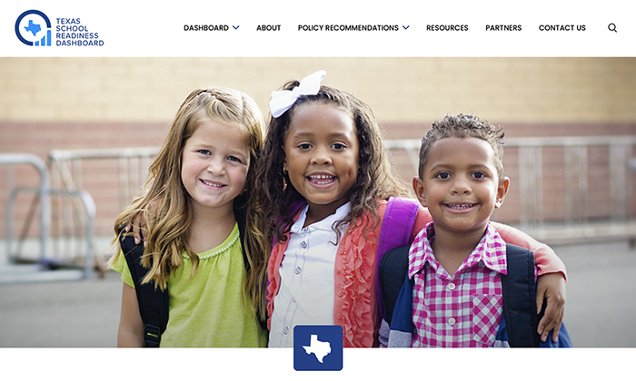 Website: Texas School Readiness Dashboard